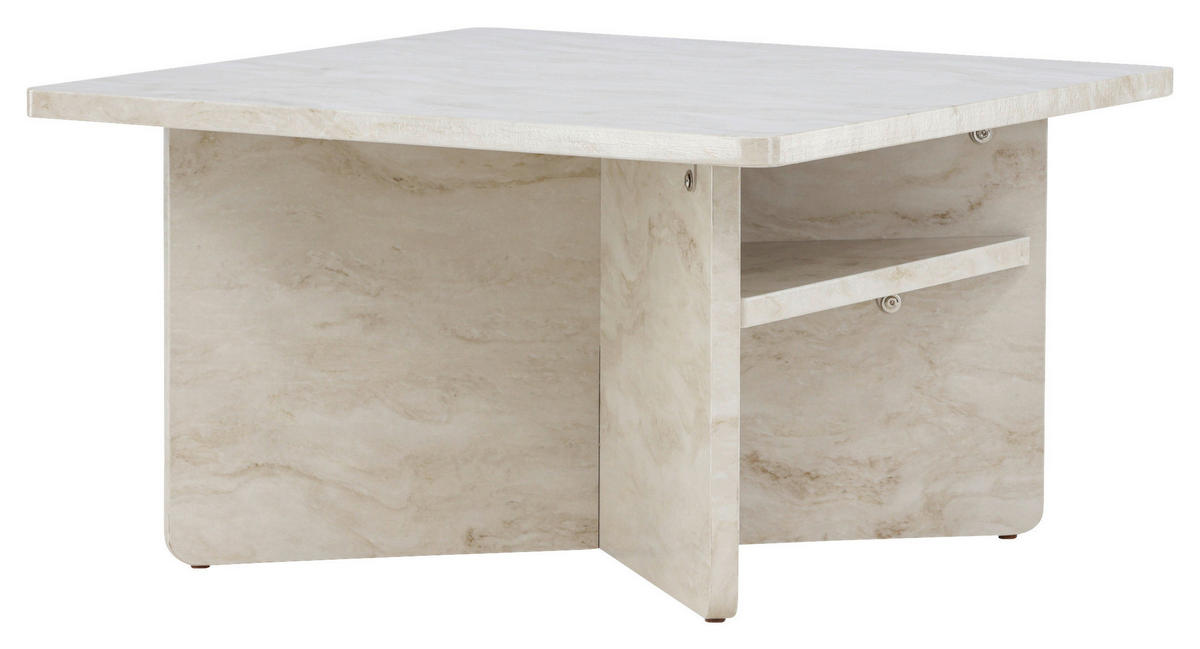 COUCHTISCH 75/75/42 cm quadratisch Beige  - Beige, Design, Holzwerkstoff (75/75/42cm) - Livetastic