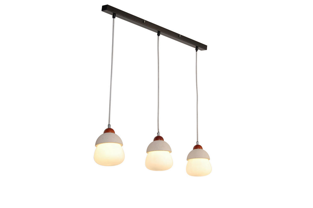 HÄNGELEUCHTE 80/13/130 cm   - Opal, Trend, Glas/Stein (80/13/130cm) - Novel