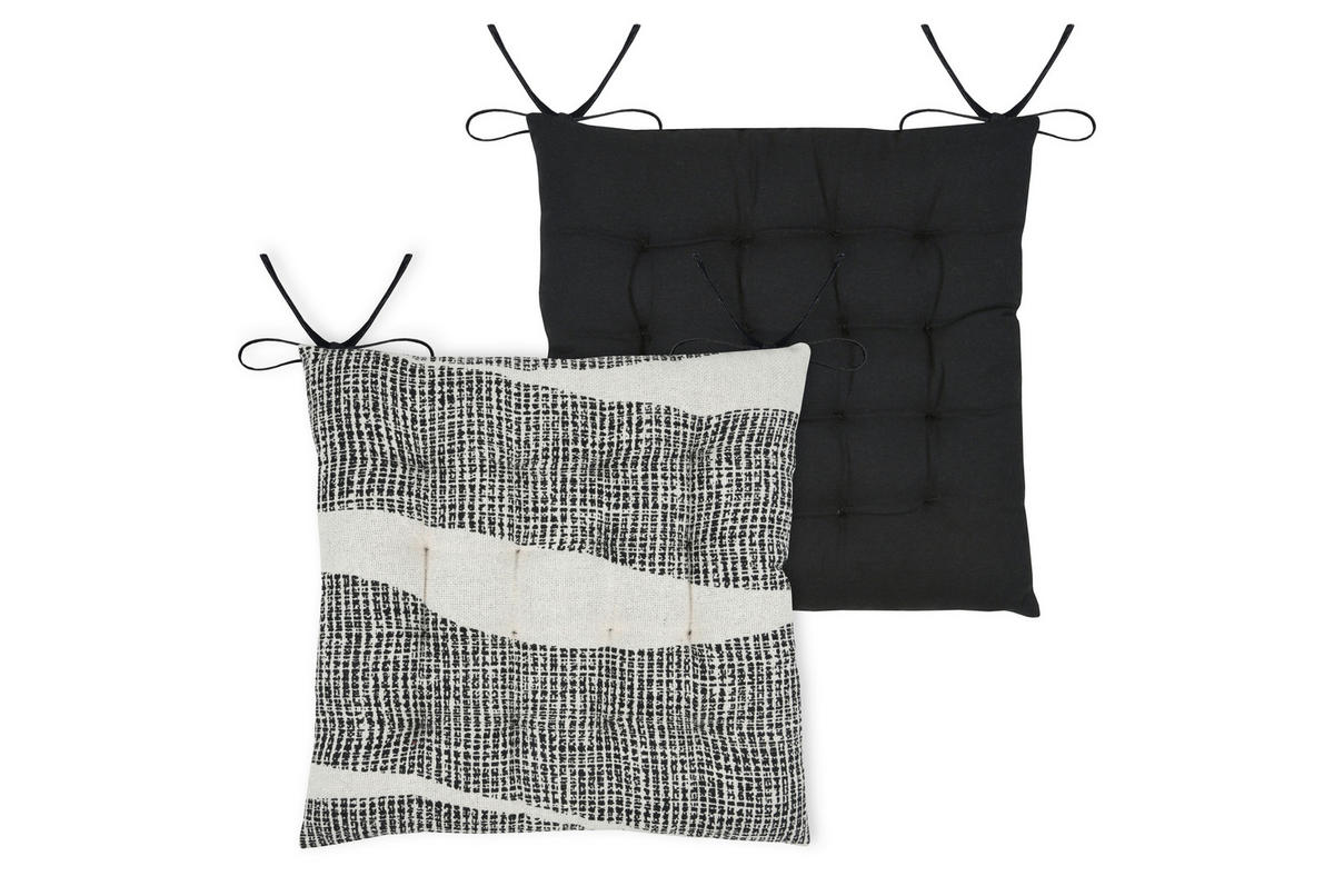 JASTUK ZA STOLICU    PETER  - antracit, Konvencionalno, tekstil (38/38cm)