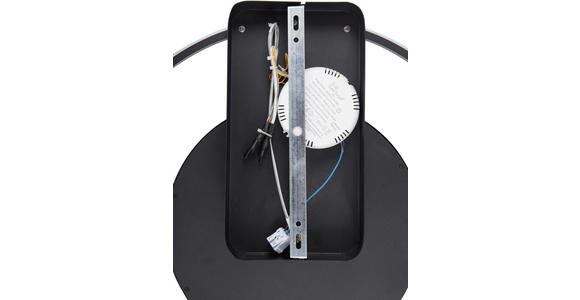 LED-DECKENLEUCHTE 55/54/10 cm - Schwarz/Weiß, Trend, Kunststoff/Metall (55/54/10cm) - Novel