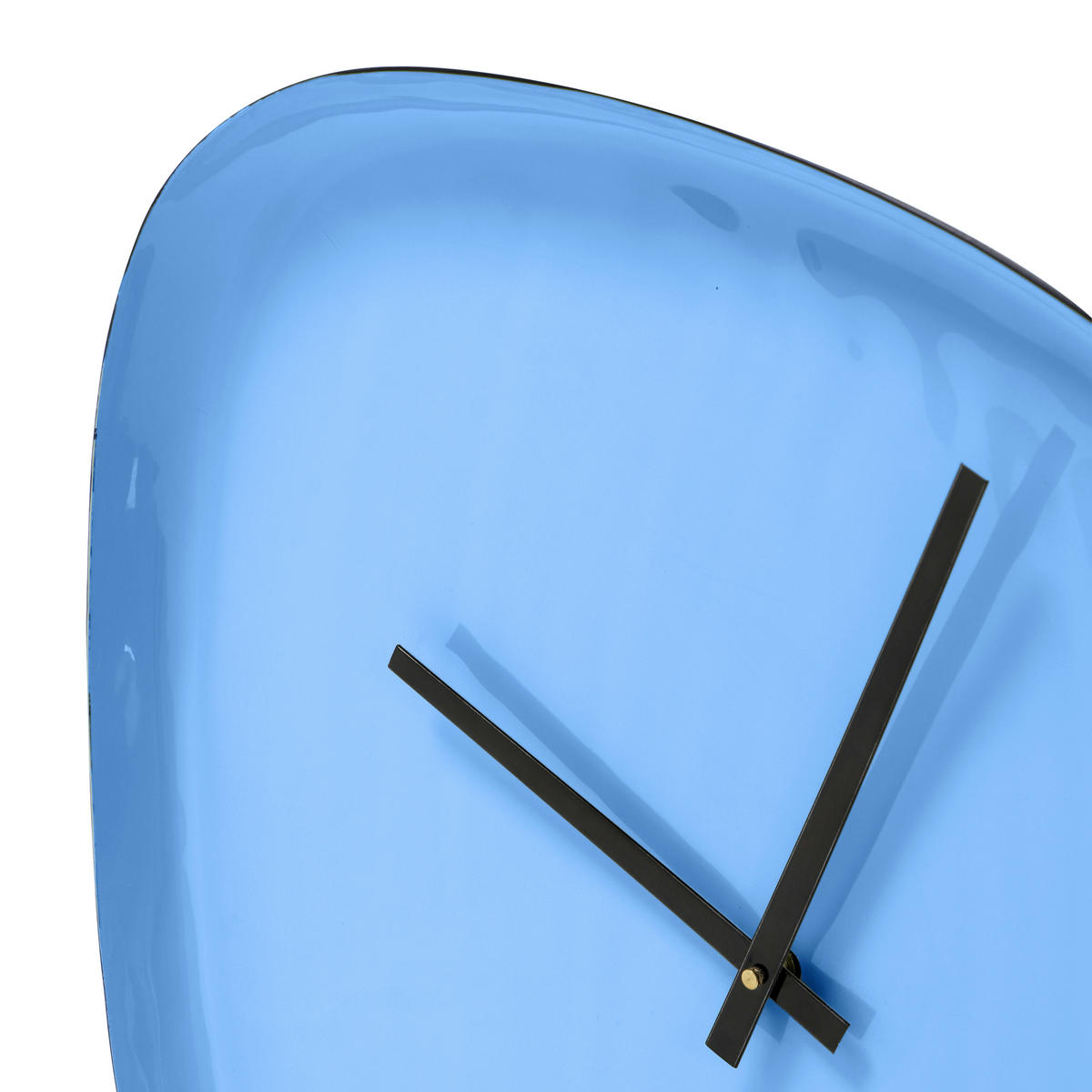 WANDUHR Pastellblau 42/42/4 cm  - Pastellblau, Basics, Metall (42/42/4cm)