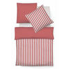 BETTWÄSCHE Porto Jacquard 135/200 cm  - Kirschrot, KONVENTIONELL, Textil (135/200cm) - Fleuresse