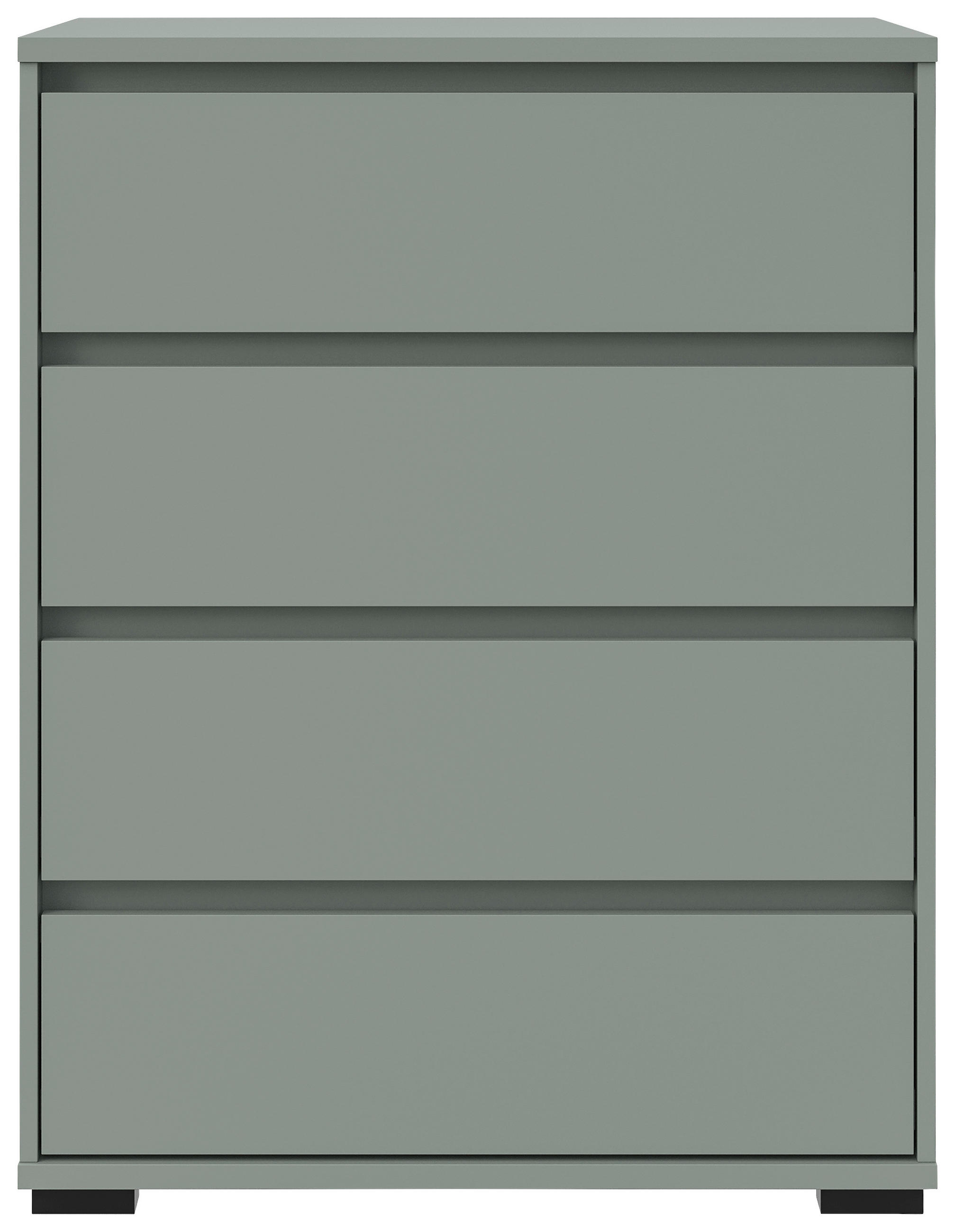 KOMMODE  in 80/103/48 cm  - Anthrazit/Grün, Design, Holzwerkstoff/Kunststoff (80/103/48cm) - Carryhome