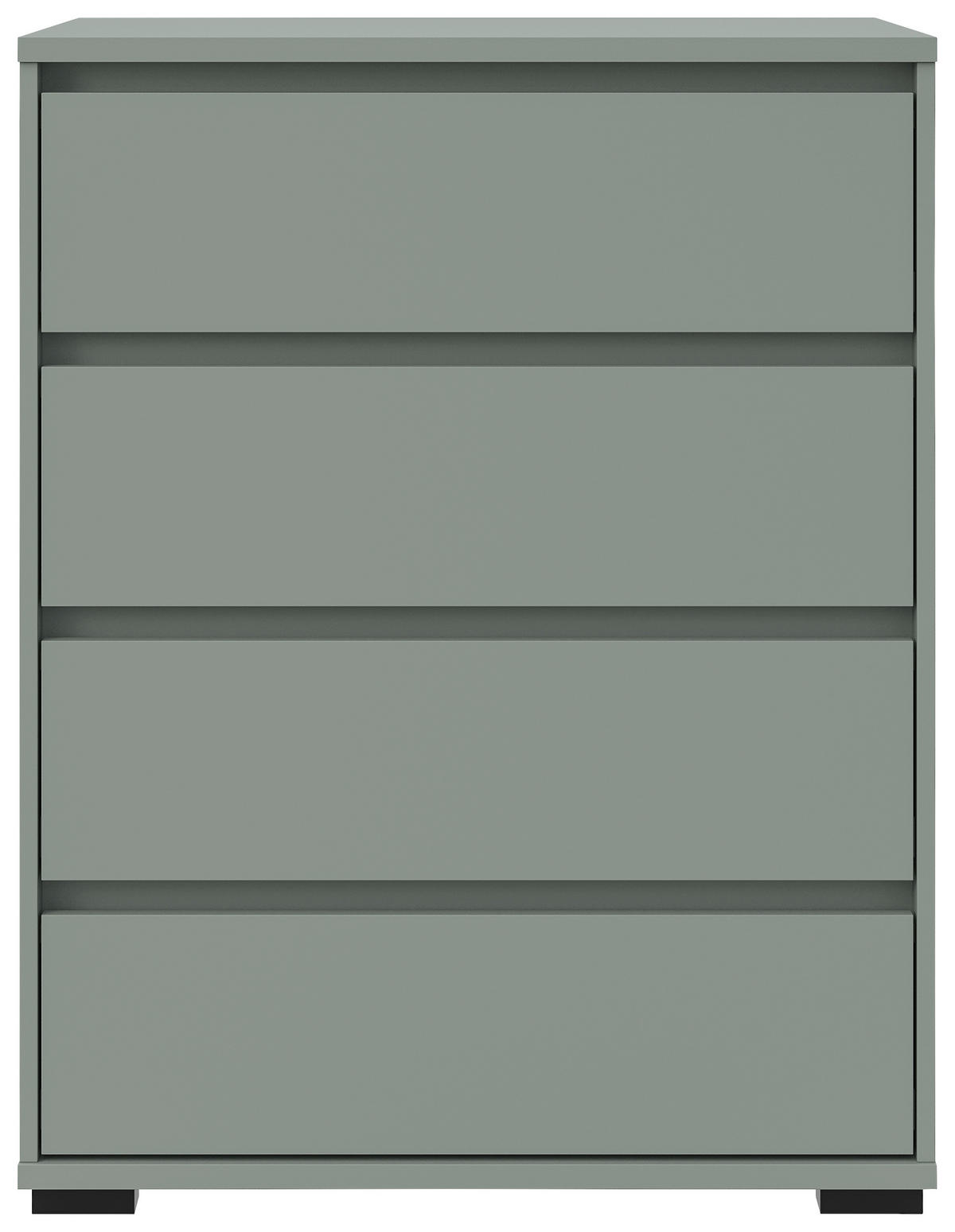 KOMMODE 80/103/48 cm  in Grün  - Anthrazit/Grün, Design, Holzwerkstoff/Kunststoff (80/103/48cm) - Carryhome