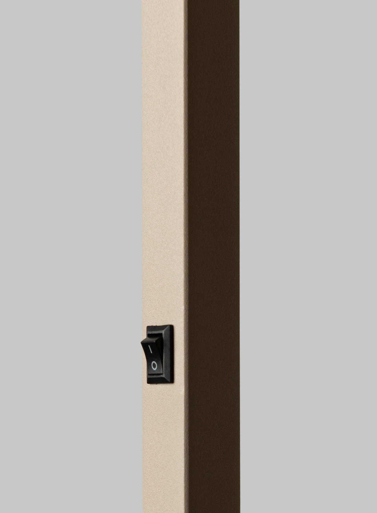 STEHLEUCHTE 30/160 cm    - Sandfarben/Weiß, Design, Textil/Metall (30/160cm) - It's about Romi
