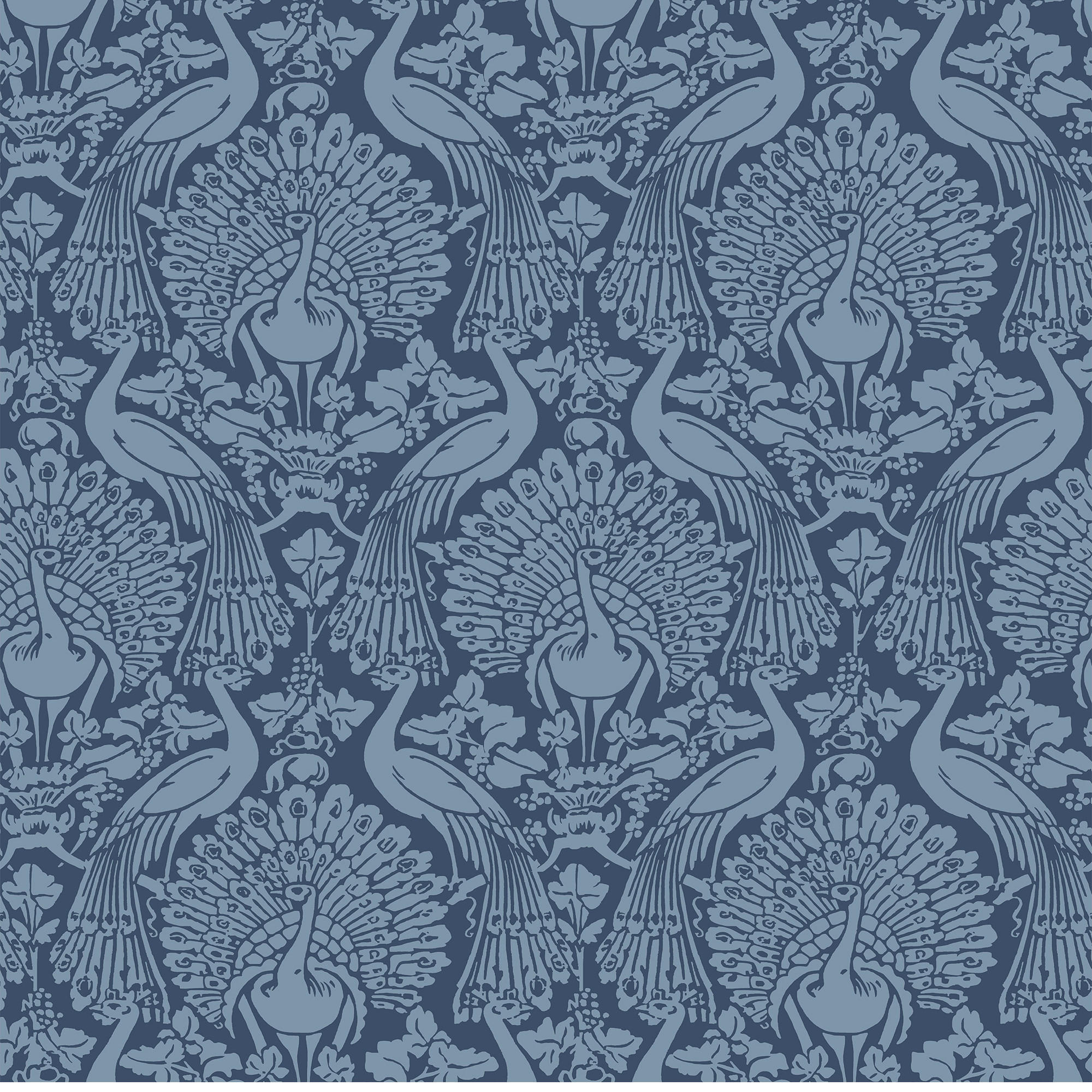 VLIESTAPETE - Blau, Basics, Papier/Kunststoff (52/1000cm)