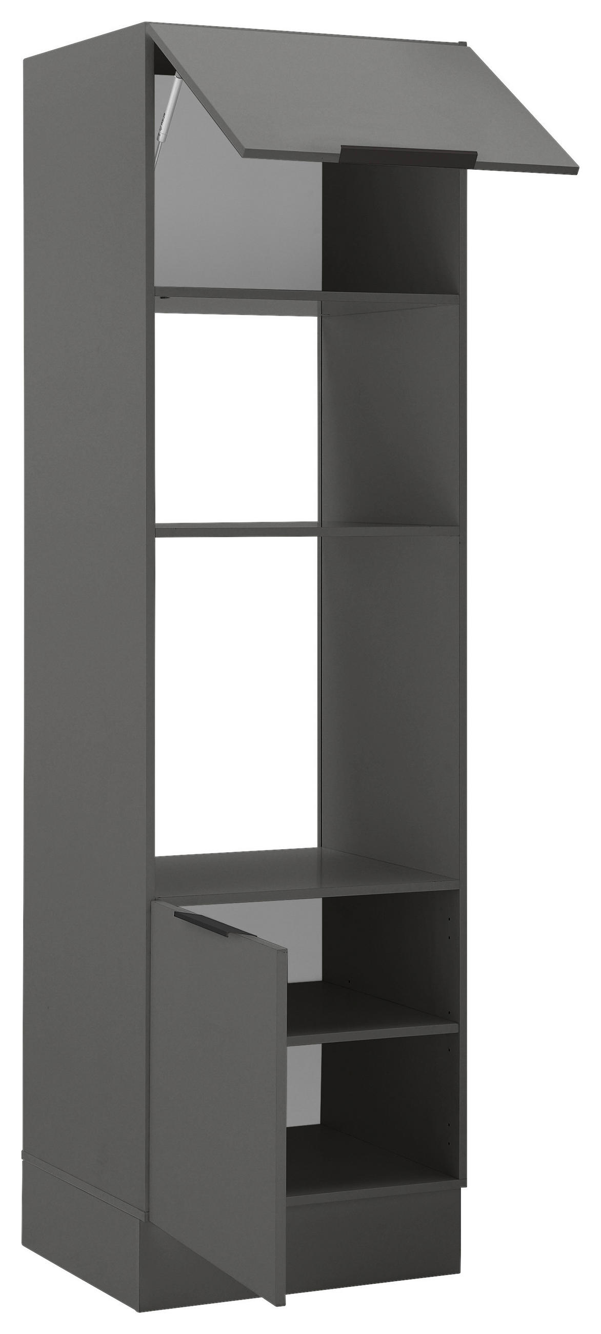 CORP APARATE ÎNCORPORABILE 60/211/57 cm   - grafit/negru, Basics, metal/material pe bază de lemn (60/211/57cm) - Xora