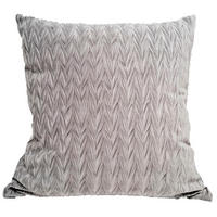 DÍSZPÁRNAHUZAT  - ezüst, Basics, textil (45/45cm)