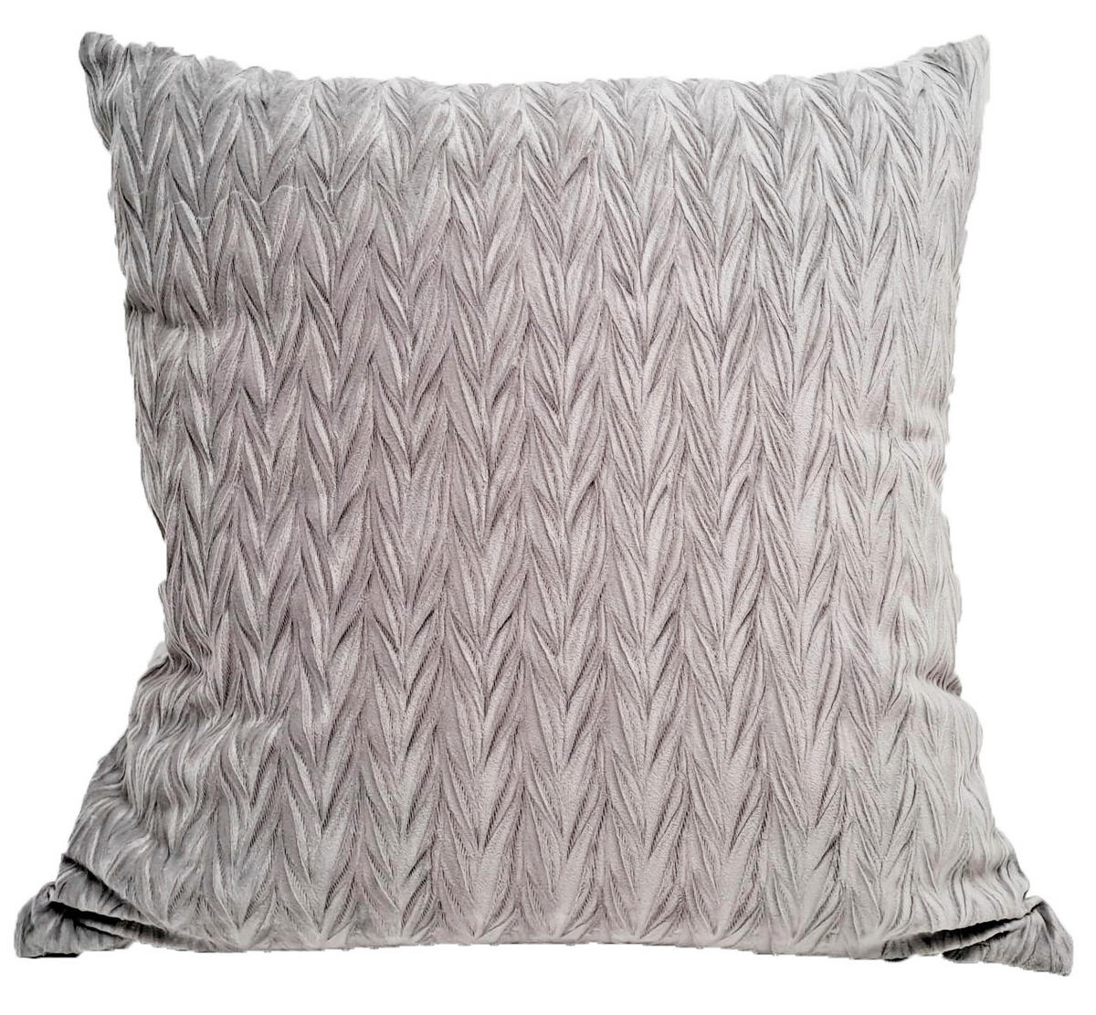 DÍSZPÁRNAHUZAT  - ezüst, Basics, textil (45/45cm)