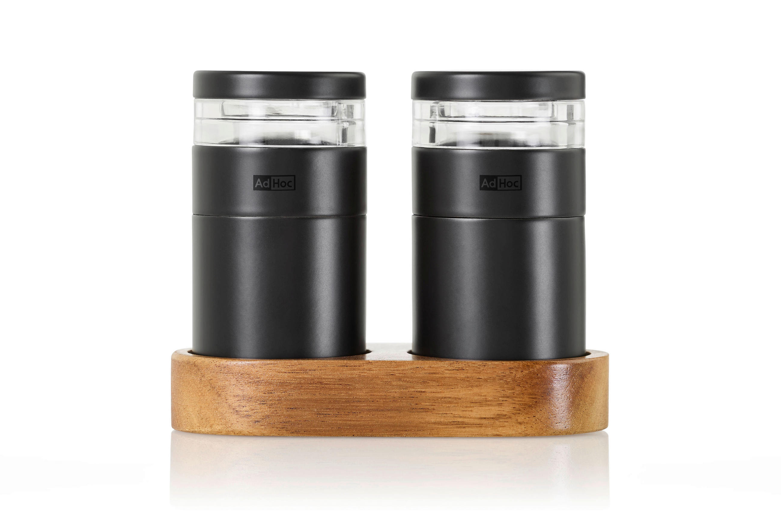 SALZ- UND PFEFFERMÜHLE  - Schwarz, Design (11,5/5,5/9,5cm) - AdHoc