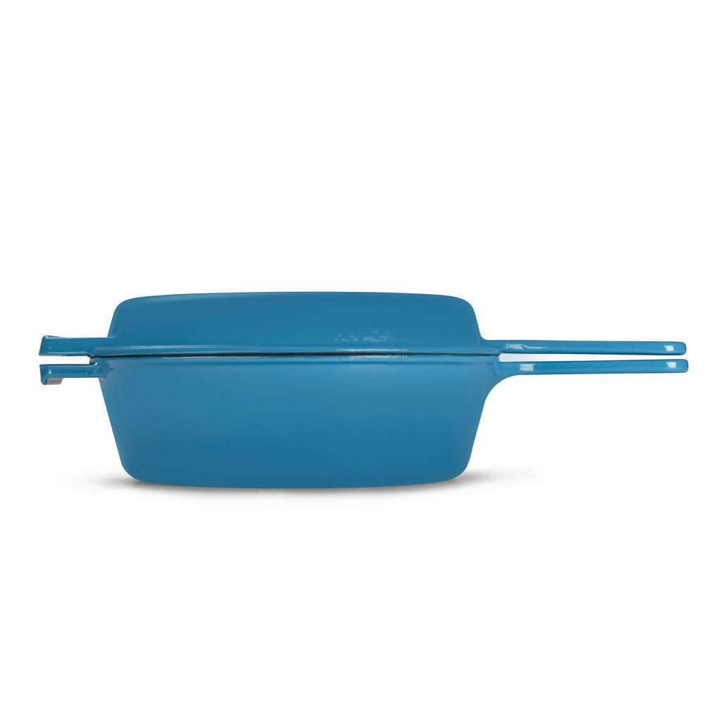 Thumbnail - Echtwerk Kochtopfset, Blau, Metall, 2-teilig, 2,5 L,2,5 L, rund, backofengeeignet, leichte Reinigung,backofengeeignet, K...