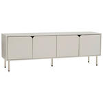 LOWBOARD  in 160/55/40 cm  - Seidengrau, Design, Holzwerkstoff/Metall (160/55/40cm) - Xora