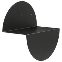 WANDBOARD Schwarz  - Schwarz, Design, Metall (40/20/40cm) - MID.YOU