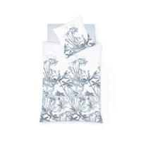 BETTWÄSCHE Provence Cassis Leinenoptik 135/200 cm  - Blau, Basics, Textil (135/200cm) - Fleuresse