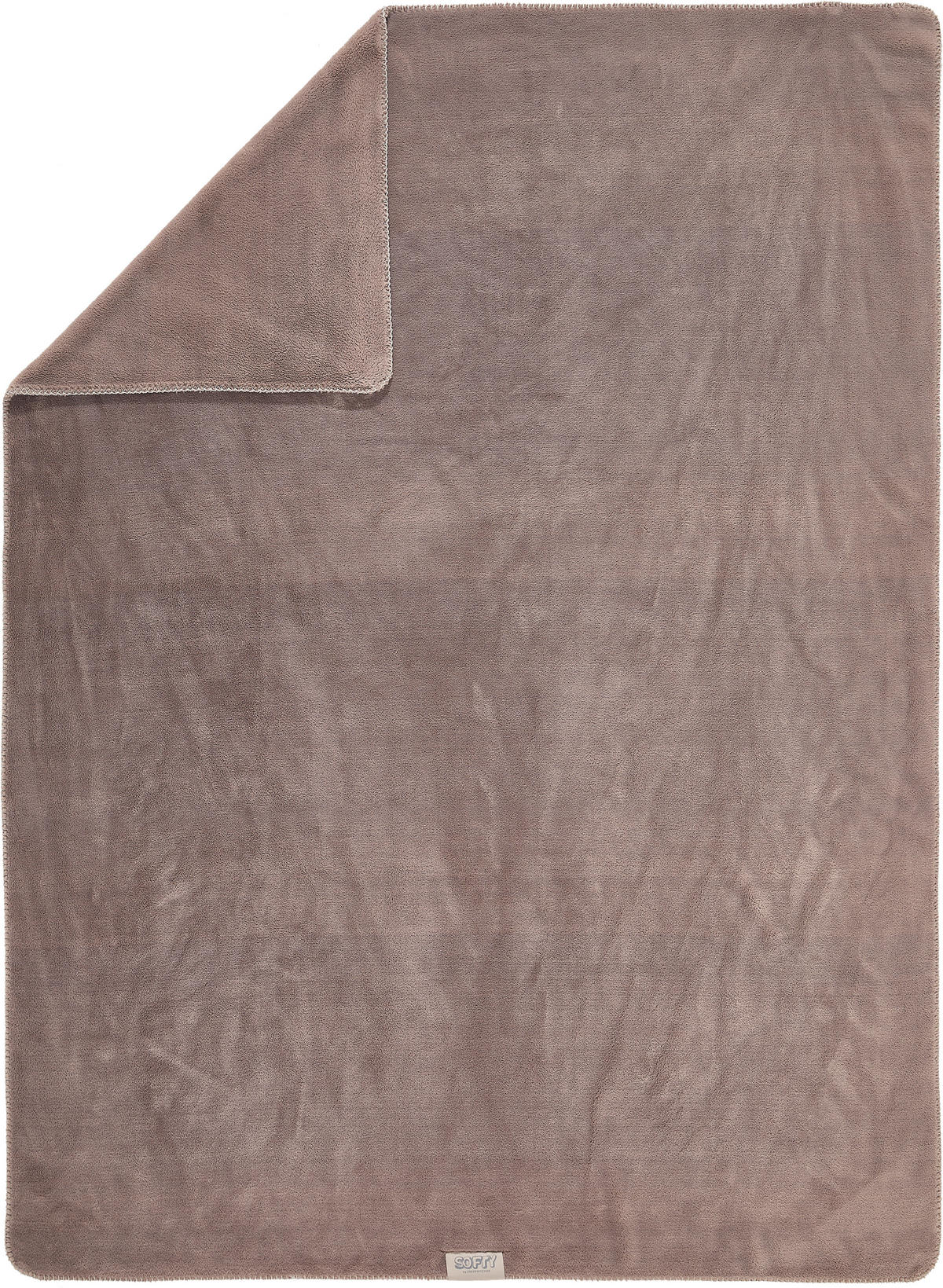 ODEJA  SOFTY  140/190 cm       rjava  - rjava, Basics, tekstil (140/190cm) - Zoeppritz