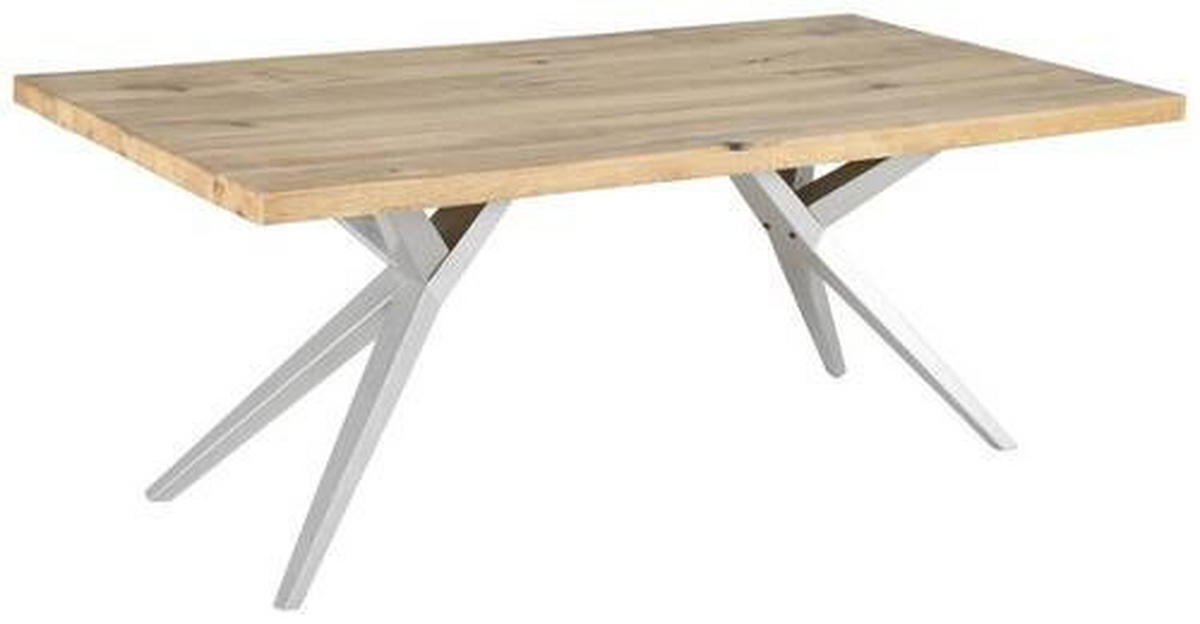 TISCHPLATTE in Holz 200/100/5,5 cm   - Wildeiche, MODERN, Holz (200/100/5,5cm) - Boxxx