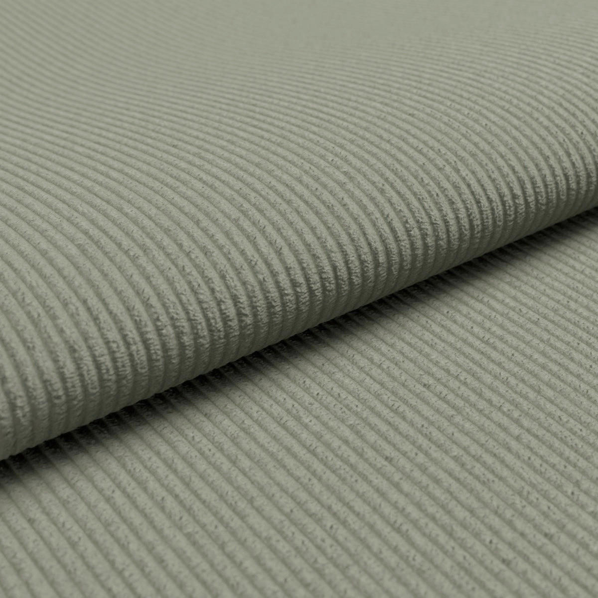 RELAXLIEGE Feincord Thymiangrün  - Thymiangrün/Schwarz, Design, Textil/Metall (120/54-113/158-198cm) - Pure Home Lifestyle