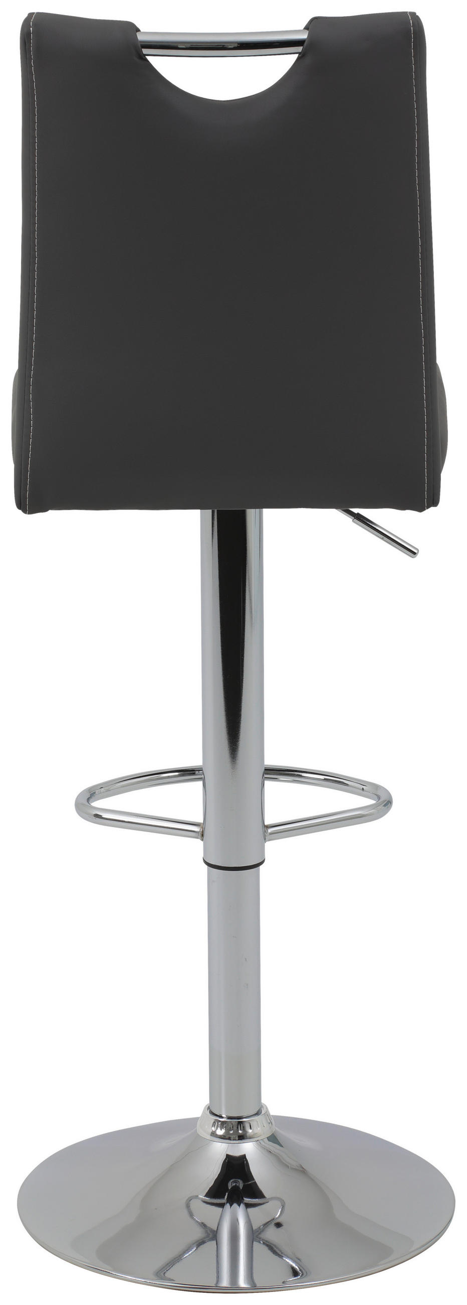 BARHOCKER-SET in Grau  - Chromfarben/Weiß, MODERN, Textil/Metall (38/97-119/50cm) - MID.YOU