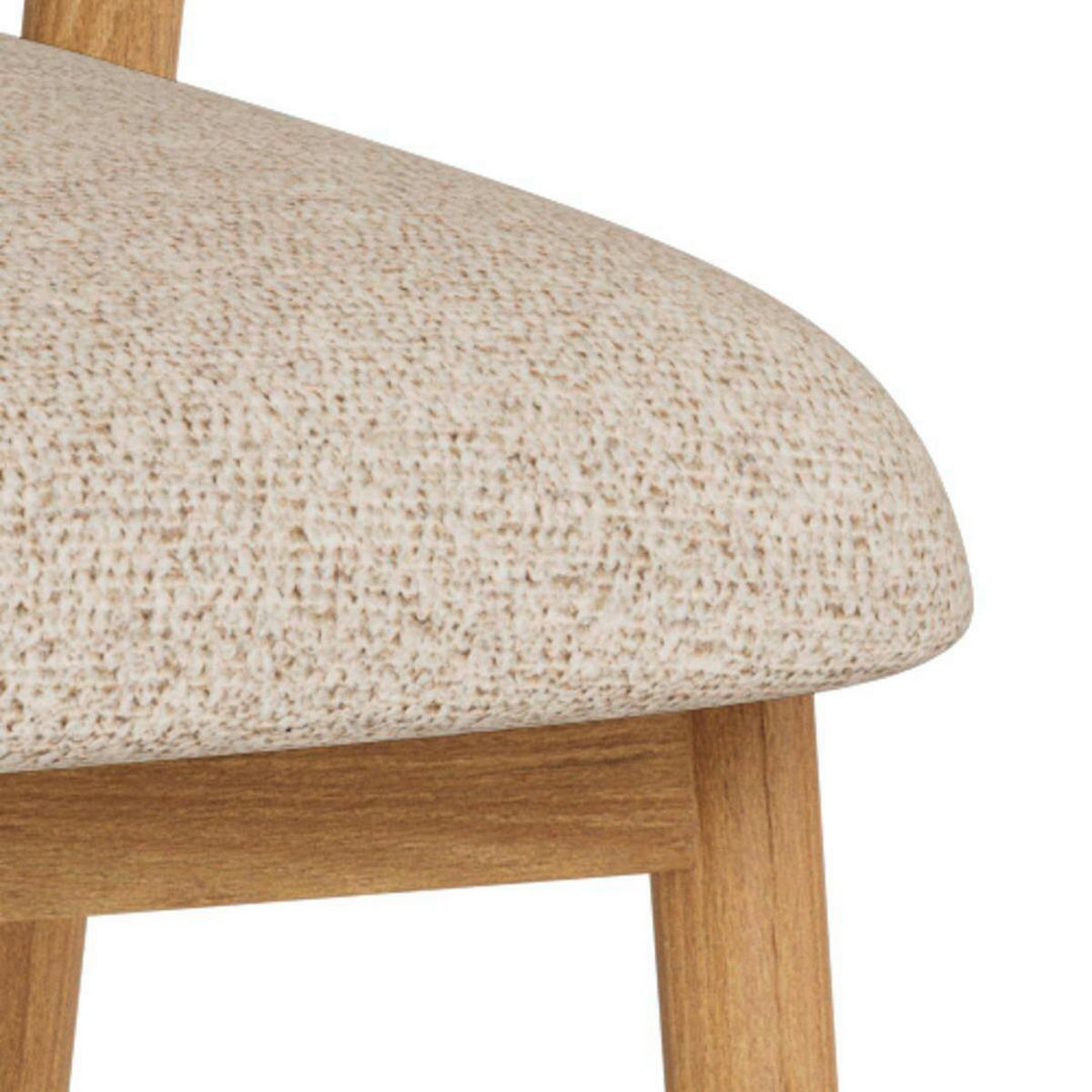 STUHL     Eichefarben, Beige  - Eichefarben/Beige, KONVENTIONELL, Textil/Metall (53,5/78,5/53cm) - MID.YOU
