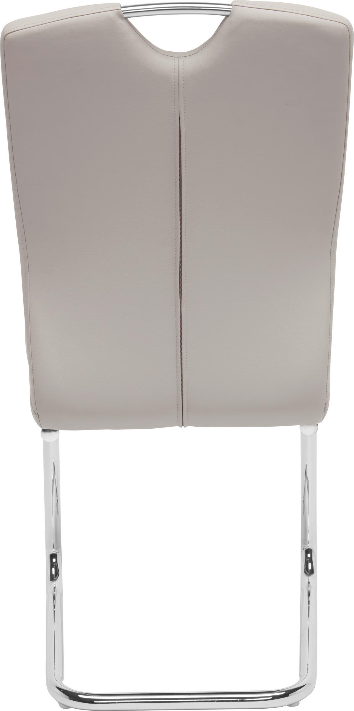 SCAUN BUCATARIE din metal, textil culoare crom, gri deschis  - gri deschis/culoare crom, Design, metal/textil (58,5/99,5/46cm) - Hom`in