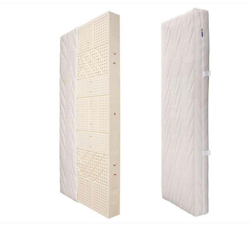 LATEXMATRATZE 120/200 cm  - Weiß, Basics, Textil (120/200cm) - MALIE