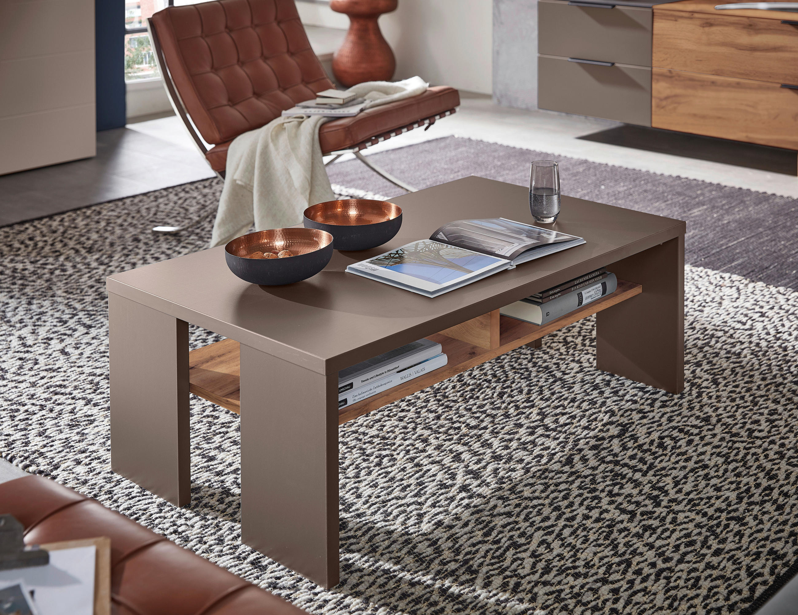 KONFERENČNÝ STOLÍK, farba duba, kompozitné drevo, 110/65/40 cm - farba duba, Design, kompozitné drevo (110/65/40cm) - Hom`in