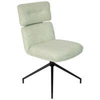 STUHL  in Eisen Webstoff Metall, Textil  - Beige/Schwarz, Design, Textil/Metall (50/92/64,5cm) - Dieter Knoll