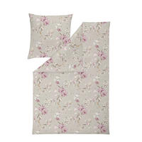 BETTWÄSCHE Atelier Flanell 155/220 cm  - Braun, Design, Textil (155/220cm) - Estella