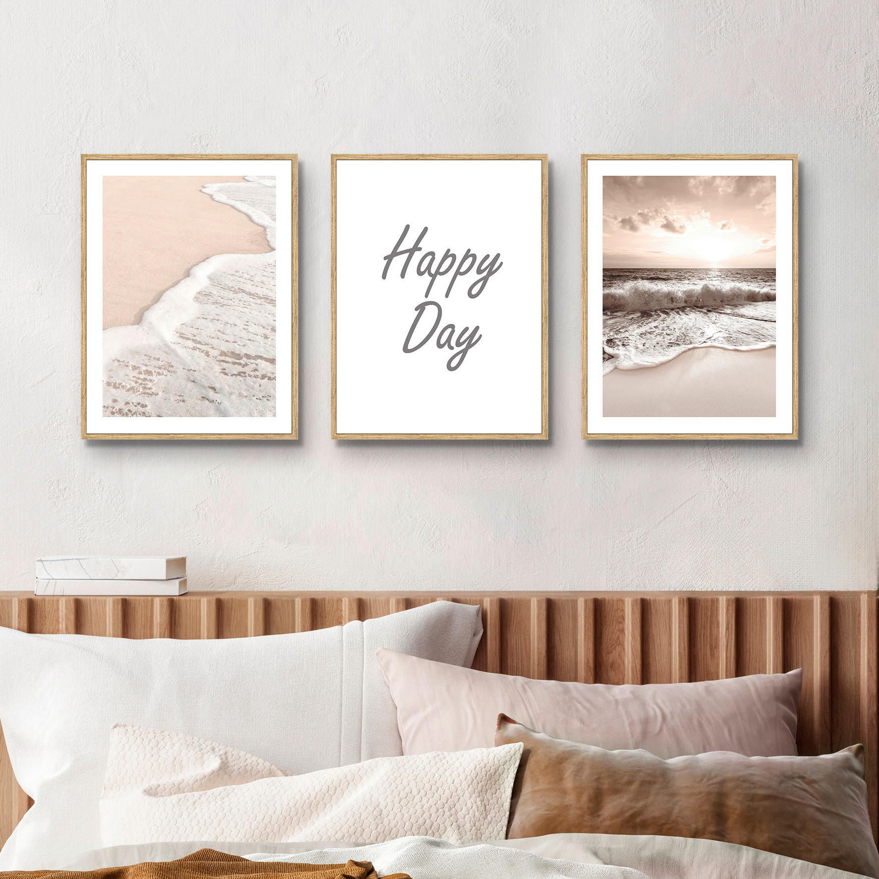 KUNSTDRUCK Landschaft & Natur, Text 30/40 cm  - Eichefarben/Multicolor, Trend, Holzwerkstoff (30/40cm) - Monee
