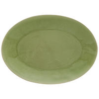 SERVIERPLATTE RIVIERA 40/29 cm  - Salbeigrün, Basics, Keramik (40/29cm) - Costa Nova