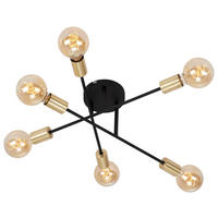 LED-TAKLAMPA 55,5/19,5 cm  - svart, Basics, metall (55,5/19,5cm)