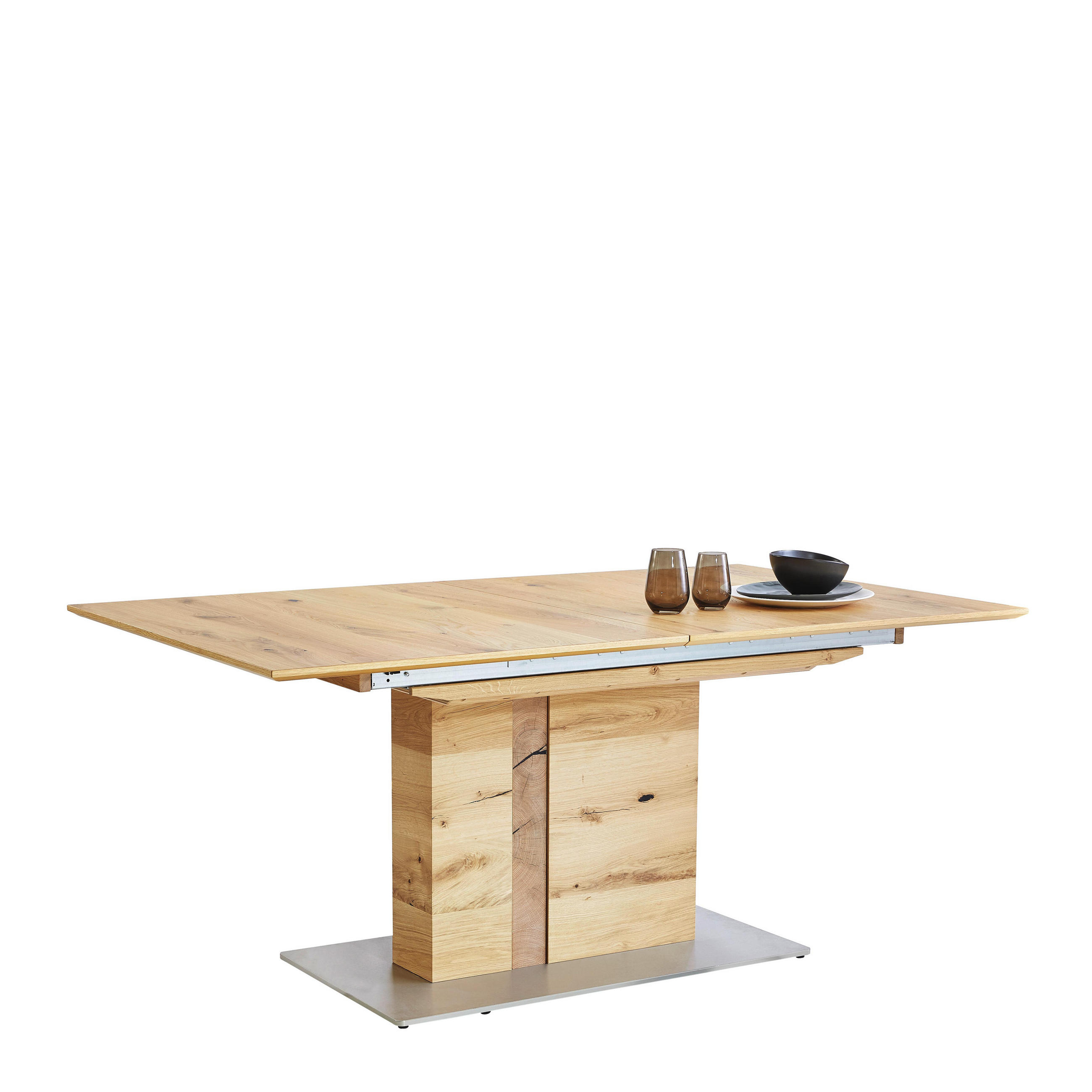 Esstisch in Holz, Metall 170/100/75 cm