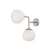 VÄGGLAMPA Modern 15/33/36 cm   - vit/nickelfärgad, Trend, metall/glas (15/33/36cm) - MAYTONI
