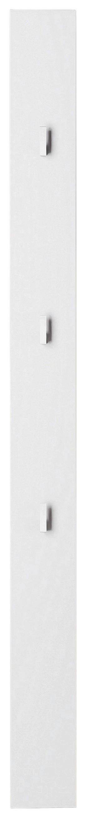 GARDEROBENPANEEL 12/150/2 cm  - Weiss, Design, Holzwerkstoff (12/150/2cm) - Livetastic