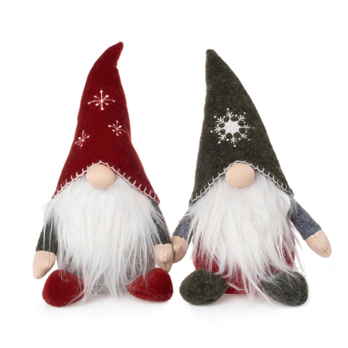 WICHTEL - Dunkelgrün/Rot, LIFESTYLE (19/11/39cm) - X-Mas