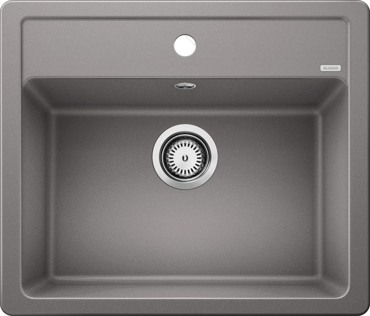 CHIUVETĂ BUCĂTĂRIE - grej/culoare aluminiu, Design, metal (58,5/50cm) - Blanco