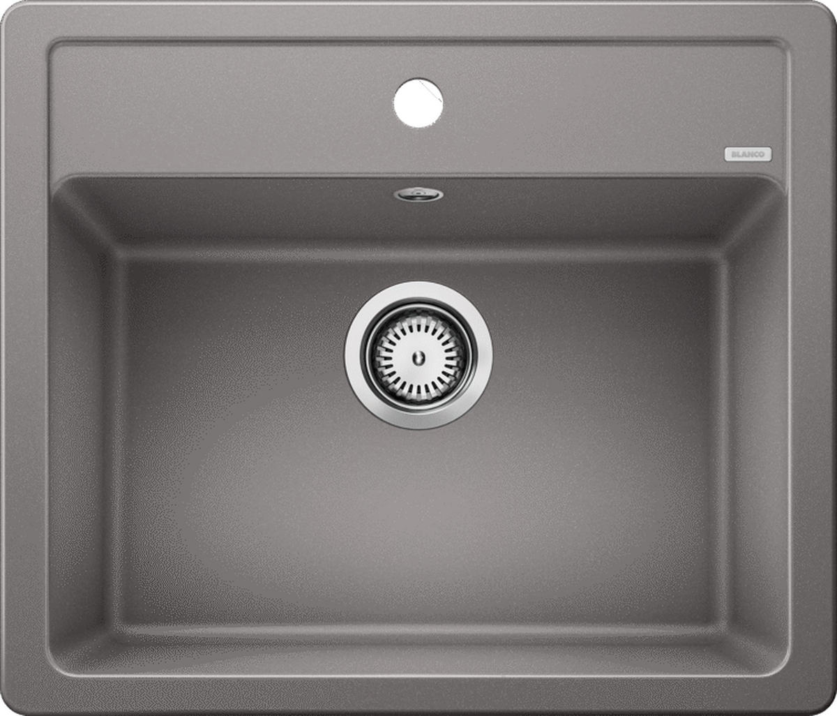 CHIUVETĂ BUCĂTĂRIE - grej/culoare aluminiu, Design, metal (58,5/50cm) - Blanco