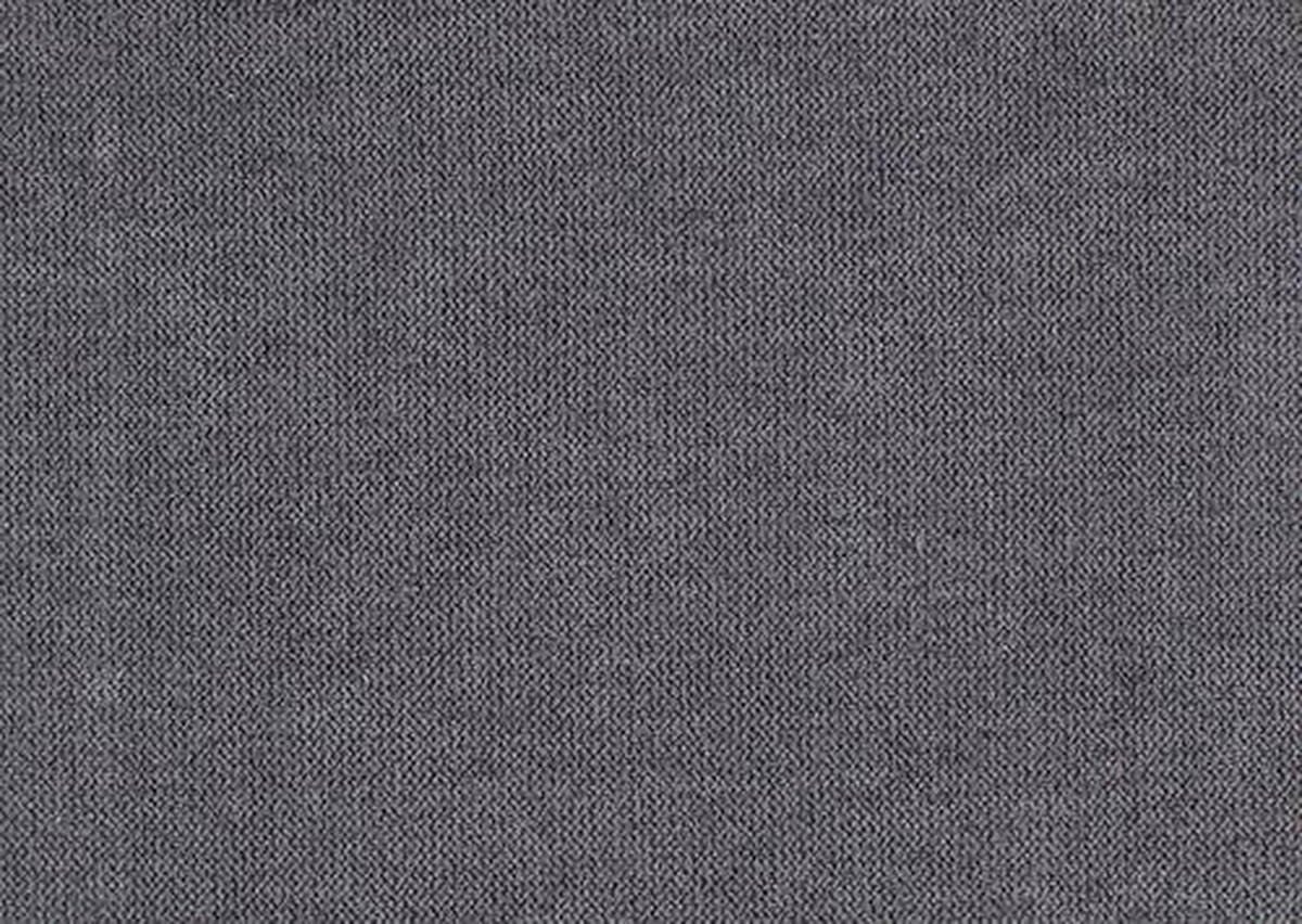 ECKSOFA Dunkelgrau Velours  - Dunkelgrau/Silberfarben, Design, Textil/Metall (201/295cm) - Hom`in