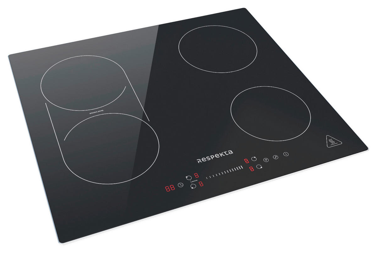HERDSET ASET121M6600I  - Schwarz, Basics, Glas/Metall (59,5/65,4/52,1cm) - Respekta