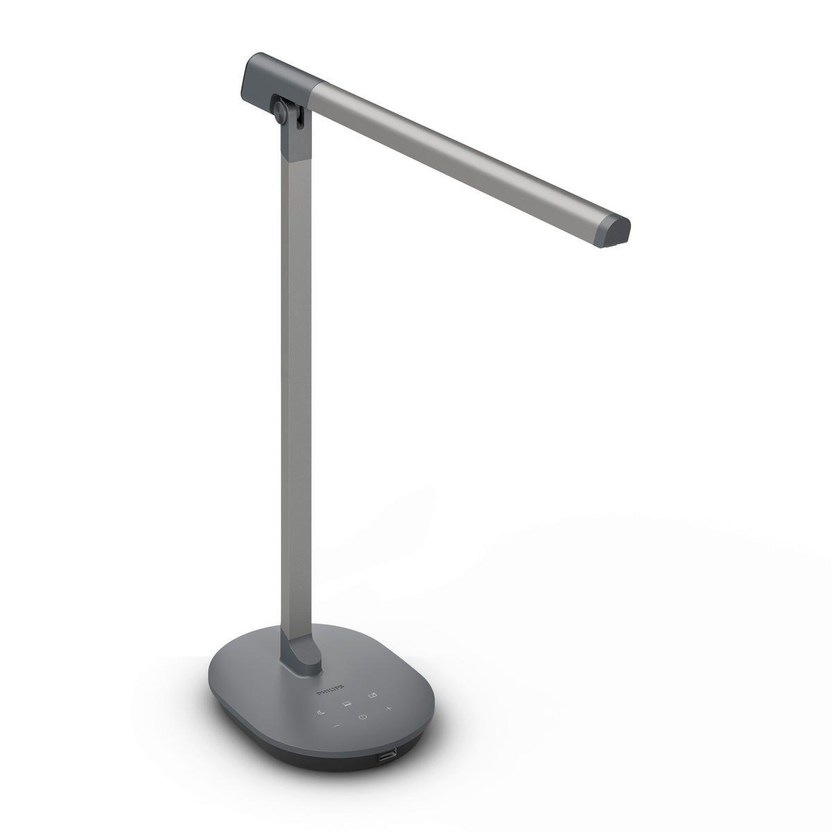 SCHREIBTISCHLEUCHTE 8,5/23,6/29 cm   - Grau, Design, Metall (8,5/23,6/29cm) - Philips