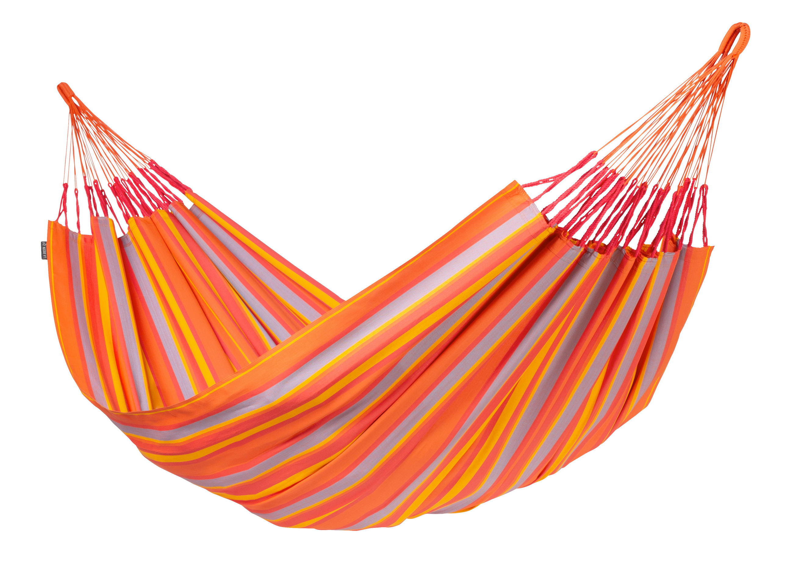 HÄNGEMATTE kingsize outdoor  - Gelb/Rot, KONVENTIONELL, Textil (180/400cm) - La Siesta