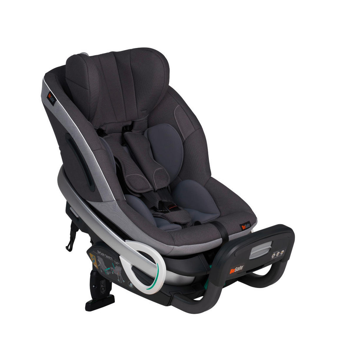 AUTO-SEDIŠTE ZA DECU  STRETCH  - crna, Osnovno, tekstil/plastika (10kg) - Besafe