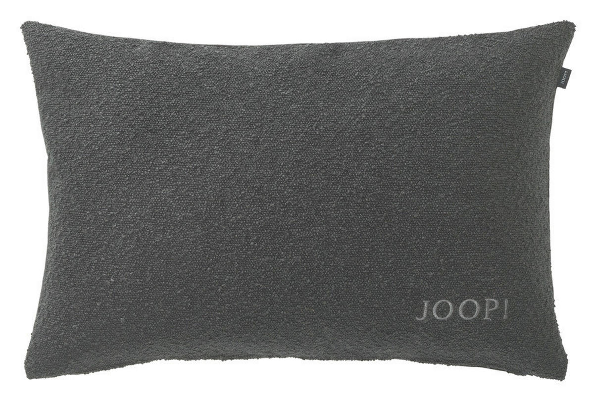 KISSENHÜLLE J! TOUCH 40/60 cm  - Dunkelgrau/Anthrazit, Basics, Textil (40/60cm) - Joop!
