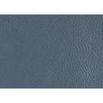 ARMLEHNSTUHL  Beinauswahl, Lederauswahl, Sitzfläche 360° drehbar  Echtleder  Schwarz, Graublau  - Graublau/Schwarz, Design, Leder/Metall (65/91/63cm) - Dieter Knoll