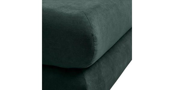 SCHLAFSOFA in Mikrofaser Dunkelgrün  - Chromfarben/Dunkelgrün, Design, Kunststoff/Textil (196/74/90cm) - Carryhome