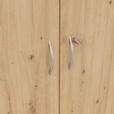 KLEIDERSCHRANK  in Eiche Artisan  - Silberfarben/Eiche Artisan, KONVENTIONELL, Holzwerkstoff/Kunststoff (91/197/54cm) - Carryhome