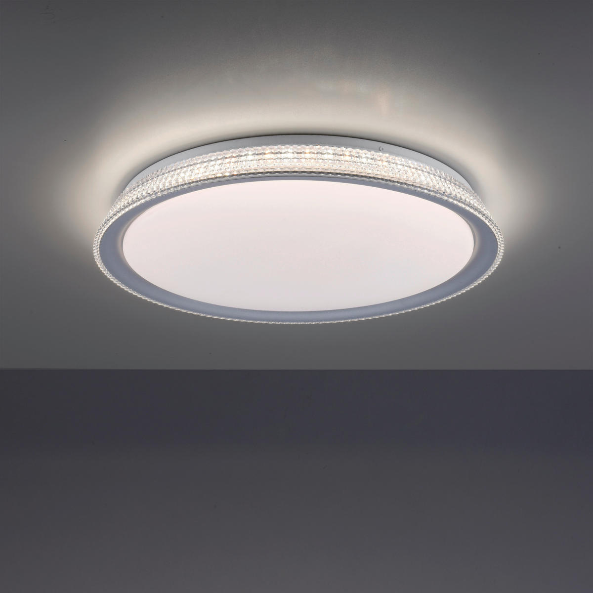 STROPNA LED-SVETILKA   36 W//3000 K/230 V/ - srebrne barve, Basics, kovina/umetna masa (51/51/8,9cm)