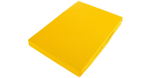 SPANNLEINTUCH 140-160/200 cm Jersey  - Goldfarben, Basics, Textil (140-160/200cm) - Novel