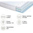 TASCHENFEDERKERNMATRATZE MONA 2000 120/200 cm 20 cm - Weiß, Basics, Textil (120/200cm) - Dieter Knoll