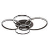 LED-DECKENLEUCHTE    110/88/11,5 cm  - Klar/Anthrazit, Design, Kunststoff/Metall (110/88/11,5cm) - Globo